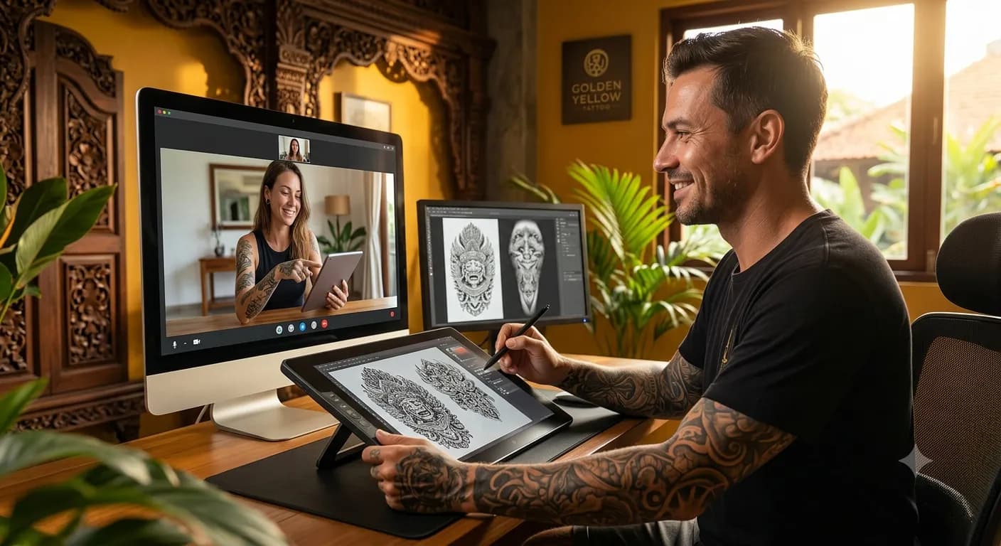 Tattoo Consultation Online: Plan Your Bali Ink Before You Arrive - Golden Yellow Tattoo Bali
