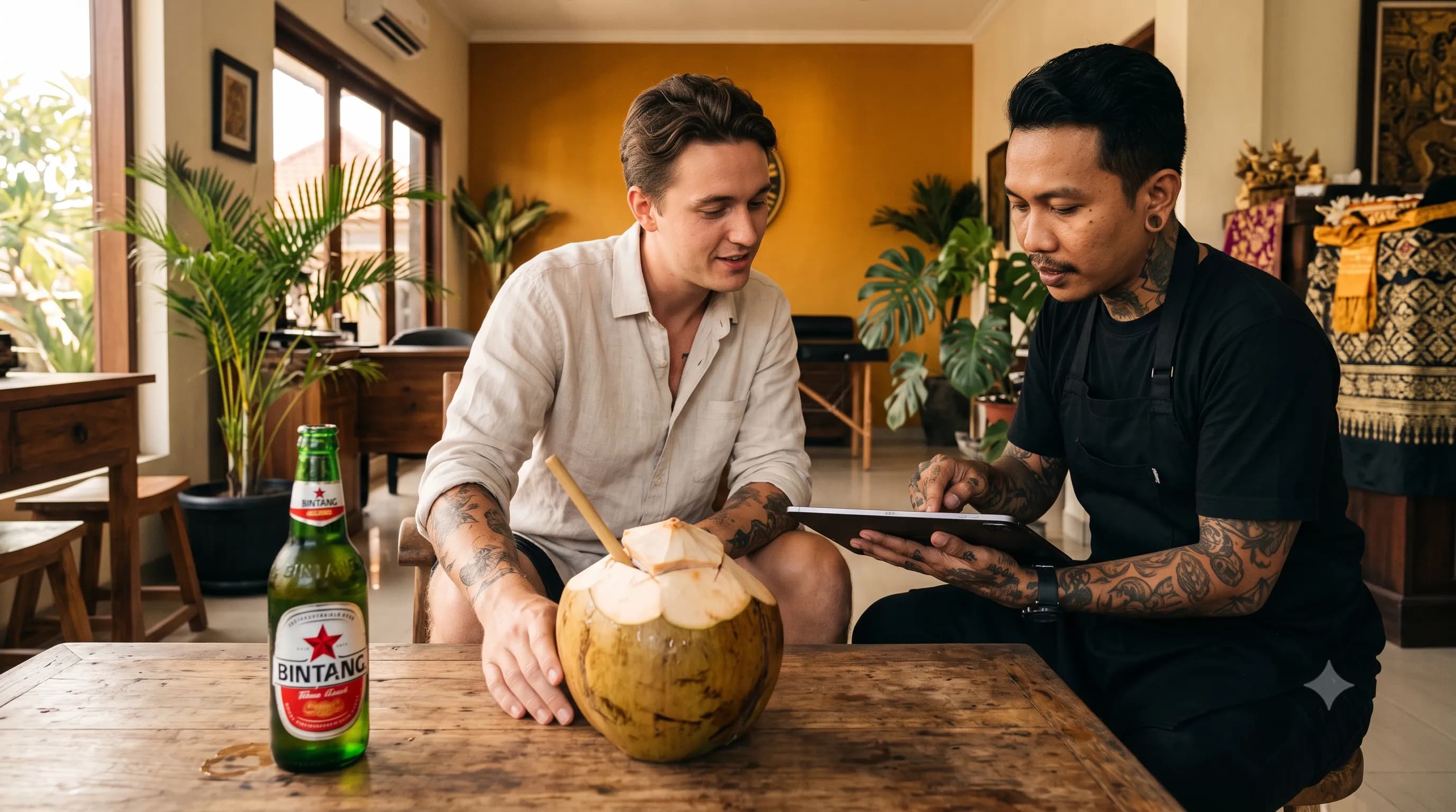 Tattoo and Alcohol: Why You Should Skip the Bintang Before Inking - Golden Yellow Tattoo Bali