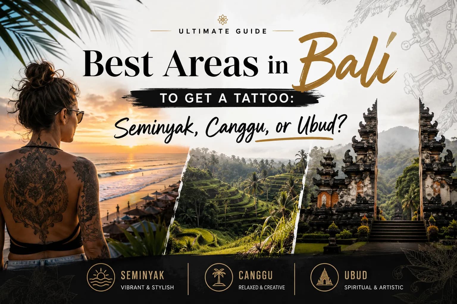 Best Areas in Bali to Get a Tattoo: Seminyak, Canggu, or Ubud? - Golden Yellow Tattoo Bali